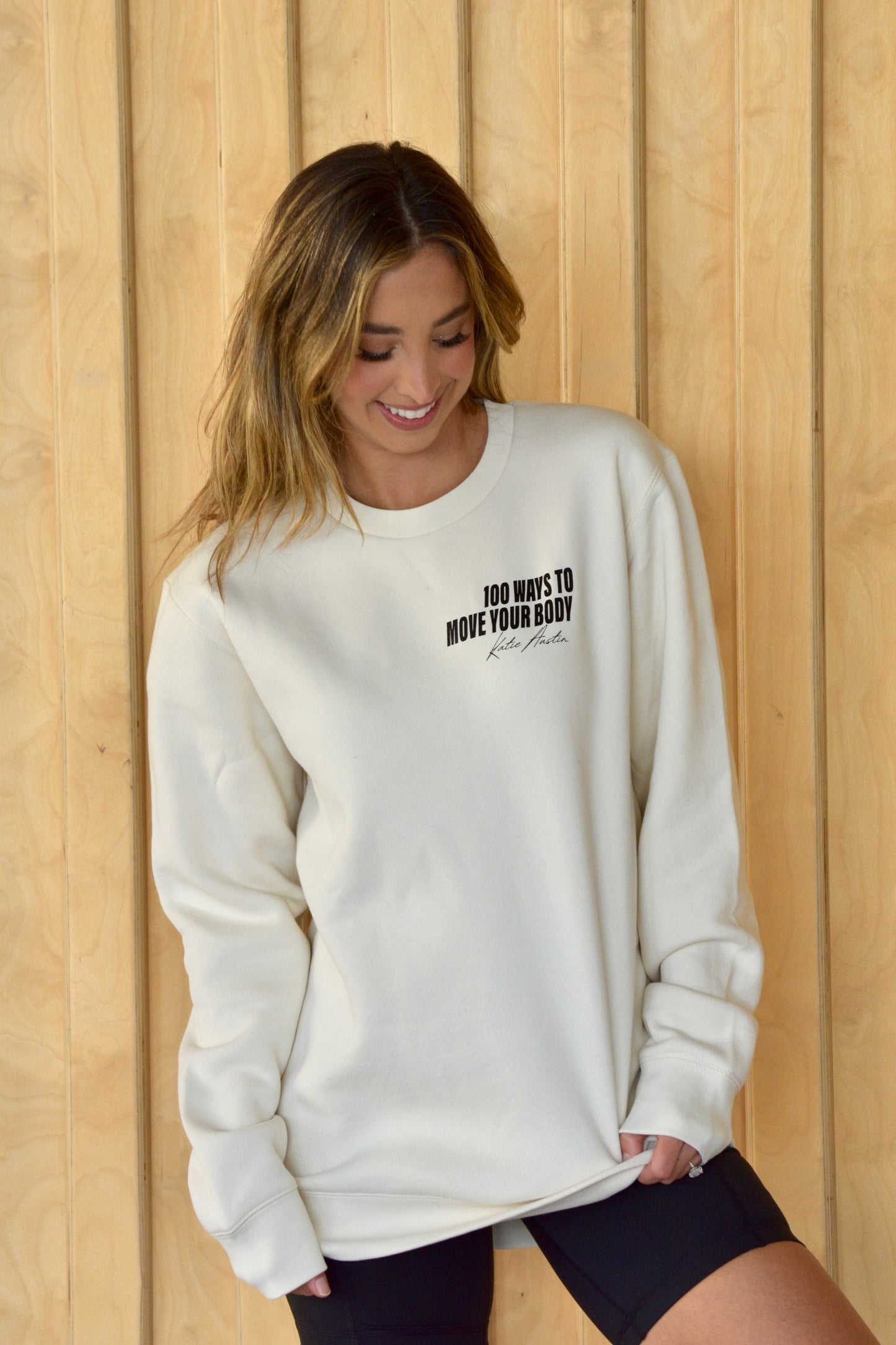 100 Ways to Move Your Body Crewneck - Off White