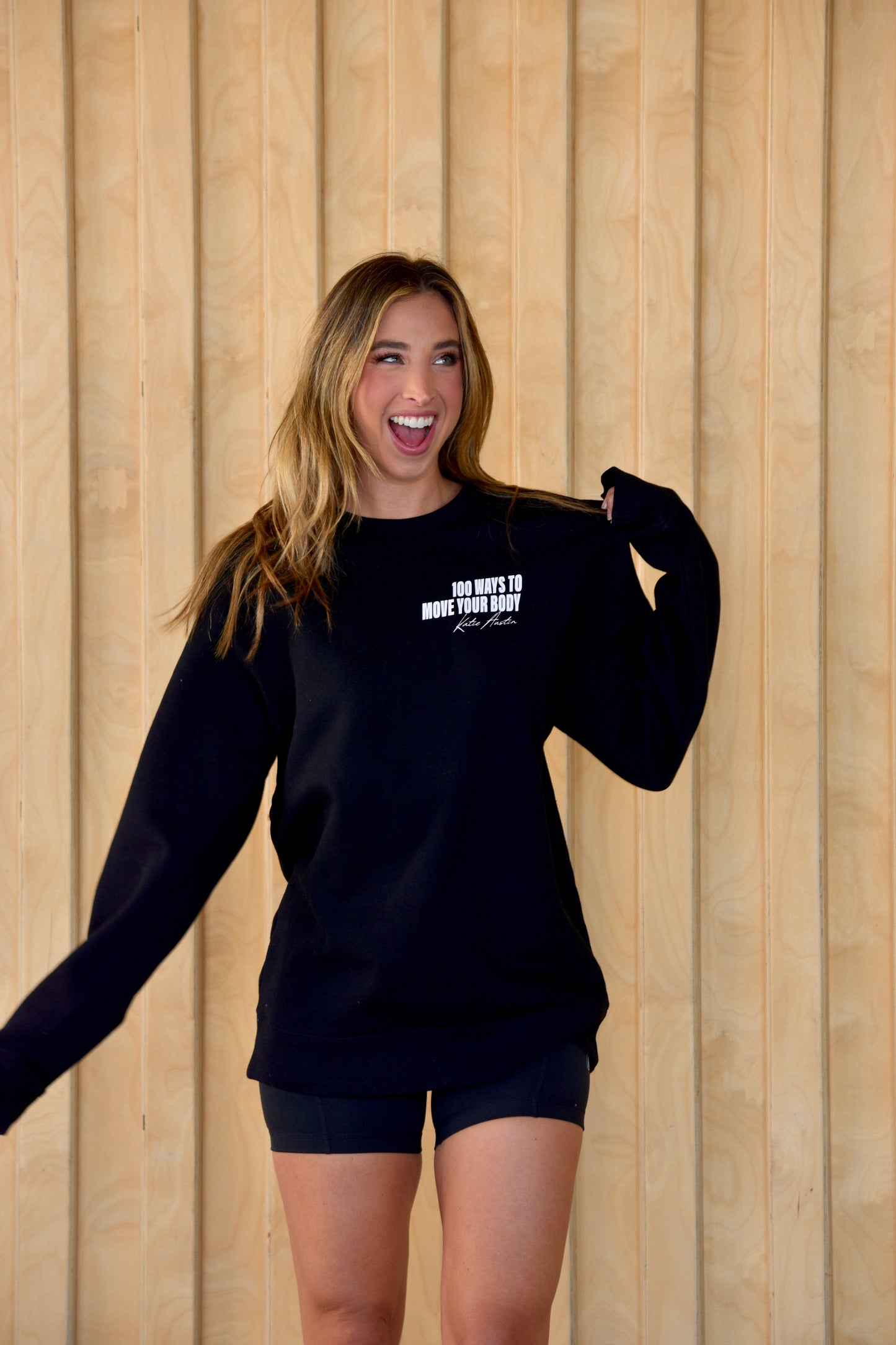 100 Ways to Move Your Body Crewneck - Black