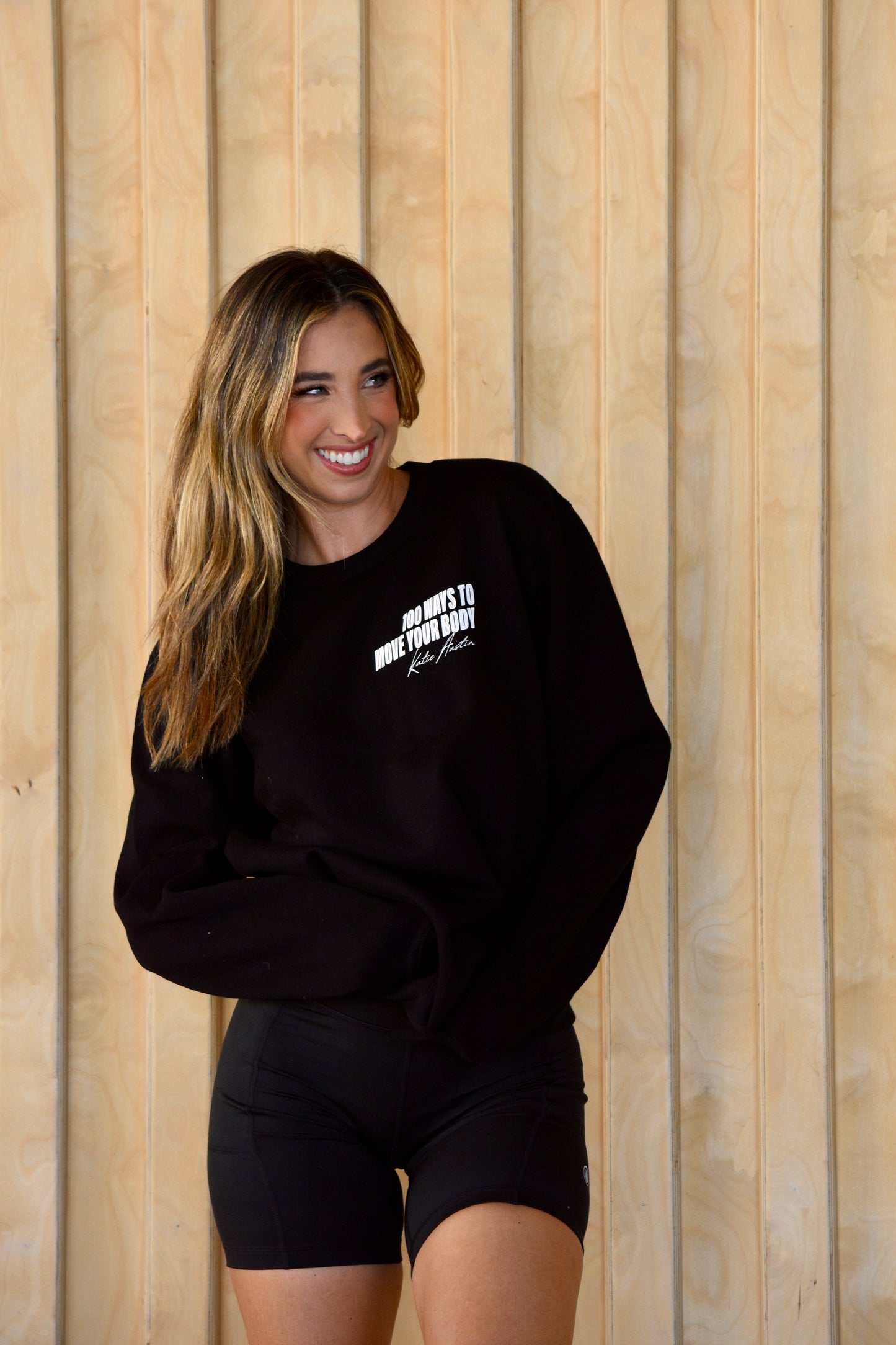 100 Ways to Move Your Body Crewneck - Black