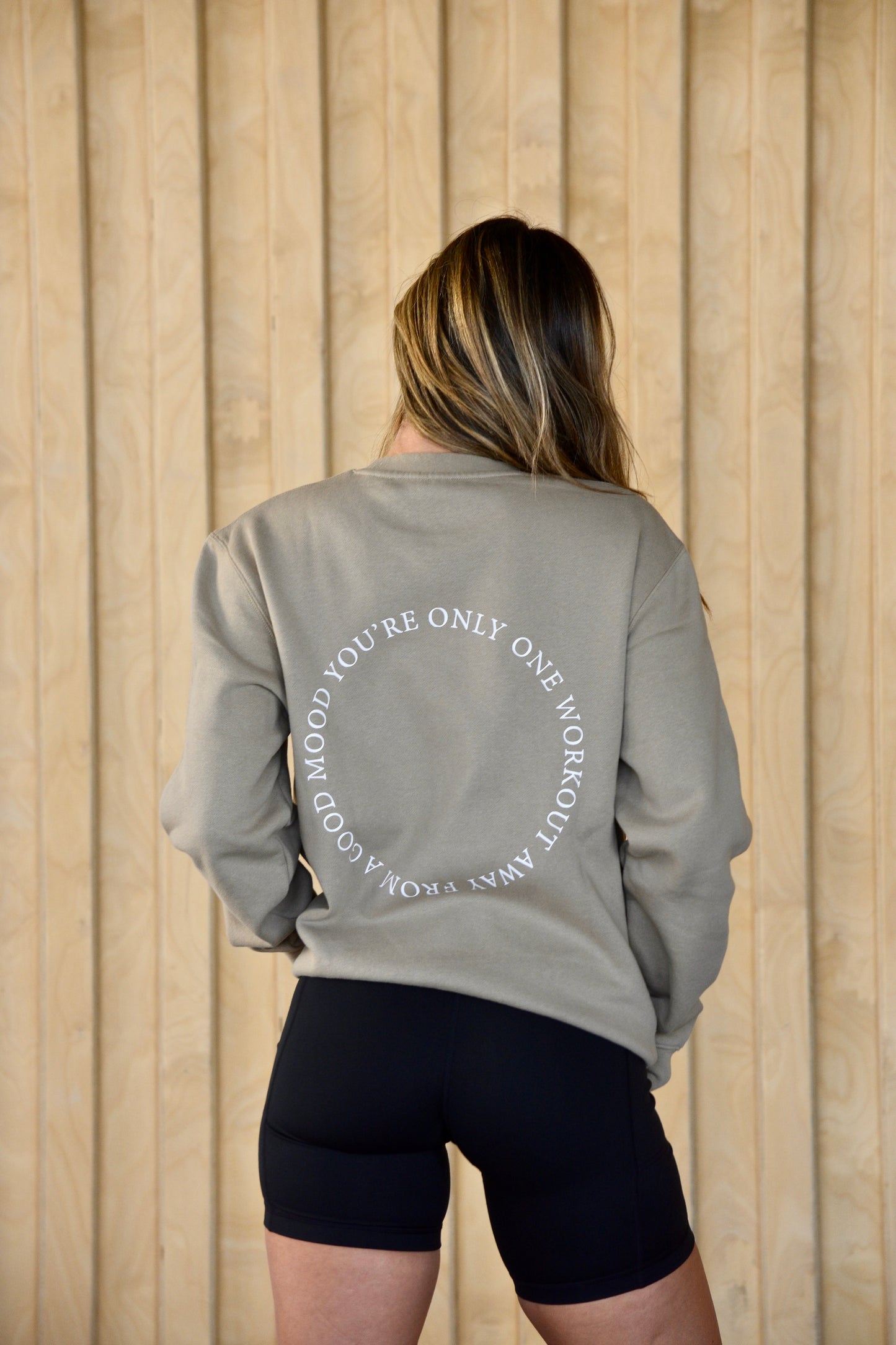 You're Only One Workout Away From a Good Mood Crewneck