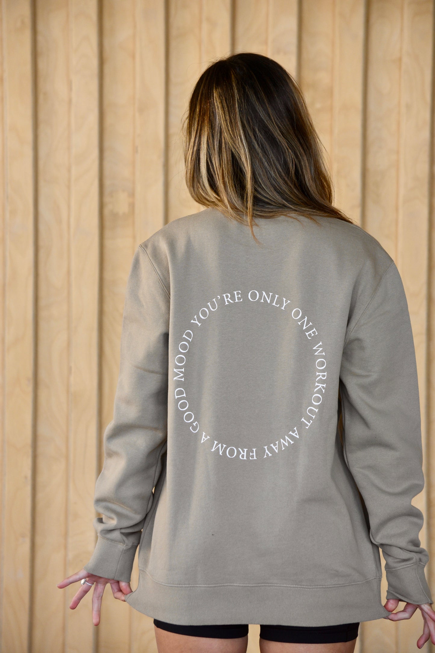 You're Only One Workout Away From a Good Mood Crewneck