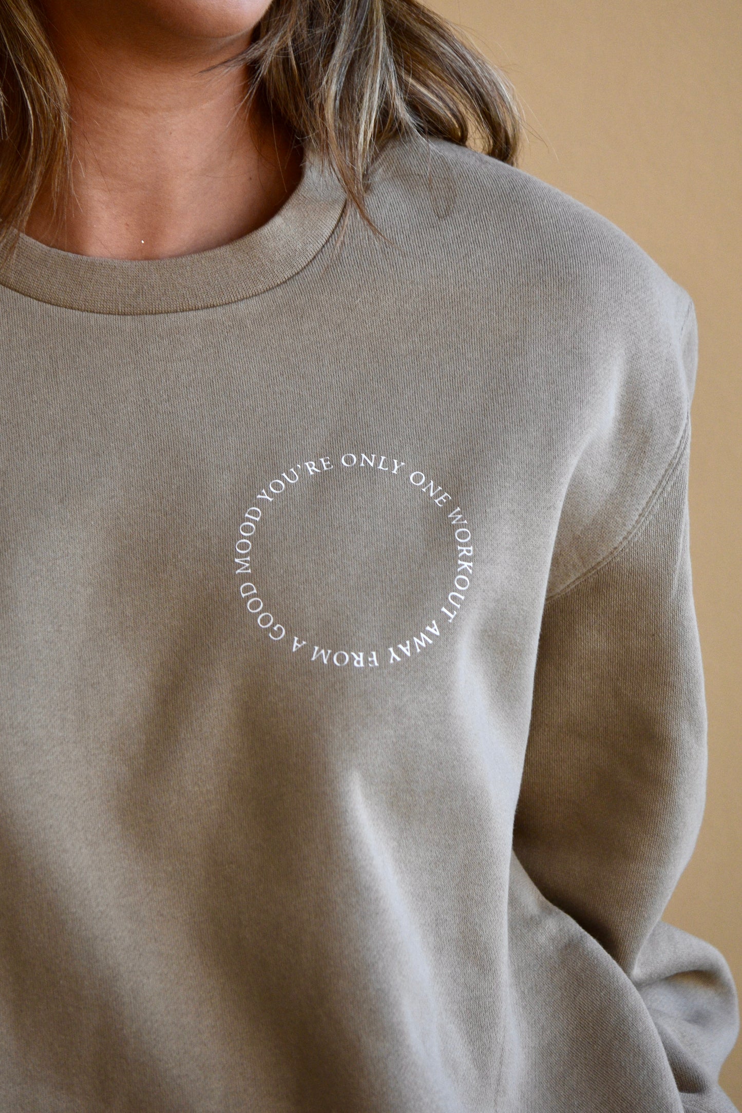 You're Only One Workout Away From a Good Mood Crewneck
