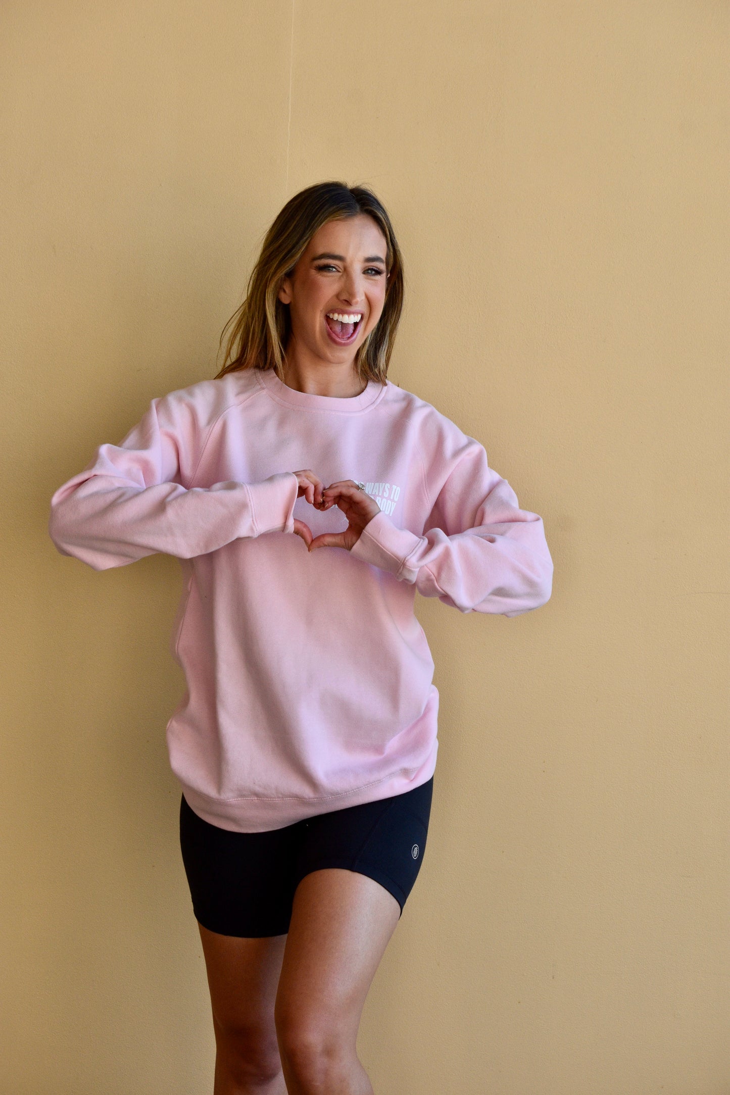 100 Ways to Move Your Body Crewneck - Pink